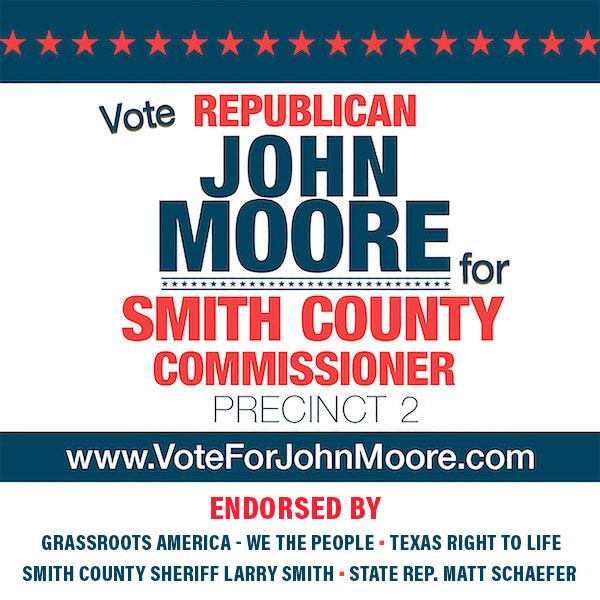 John Moore, Republican Candidate for Smith County Commissioner, Precinct 2